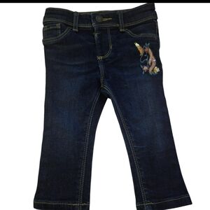 Unicorn Girls Jumping Beans Sequin  Jeggings Dark Denim Trending Jeans 12 Months